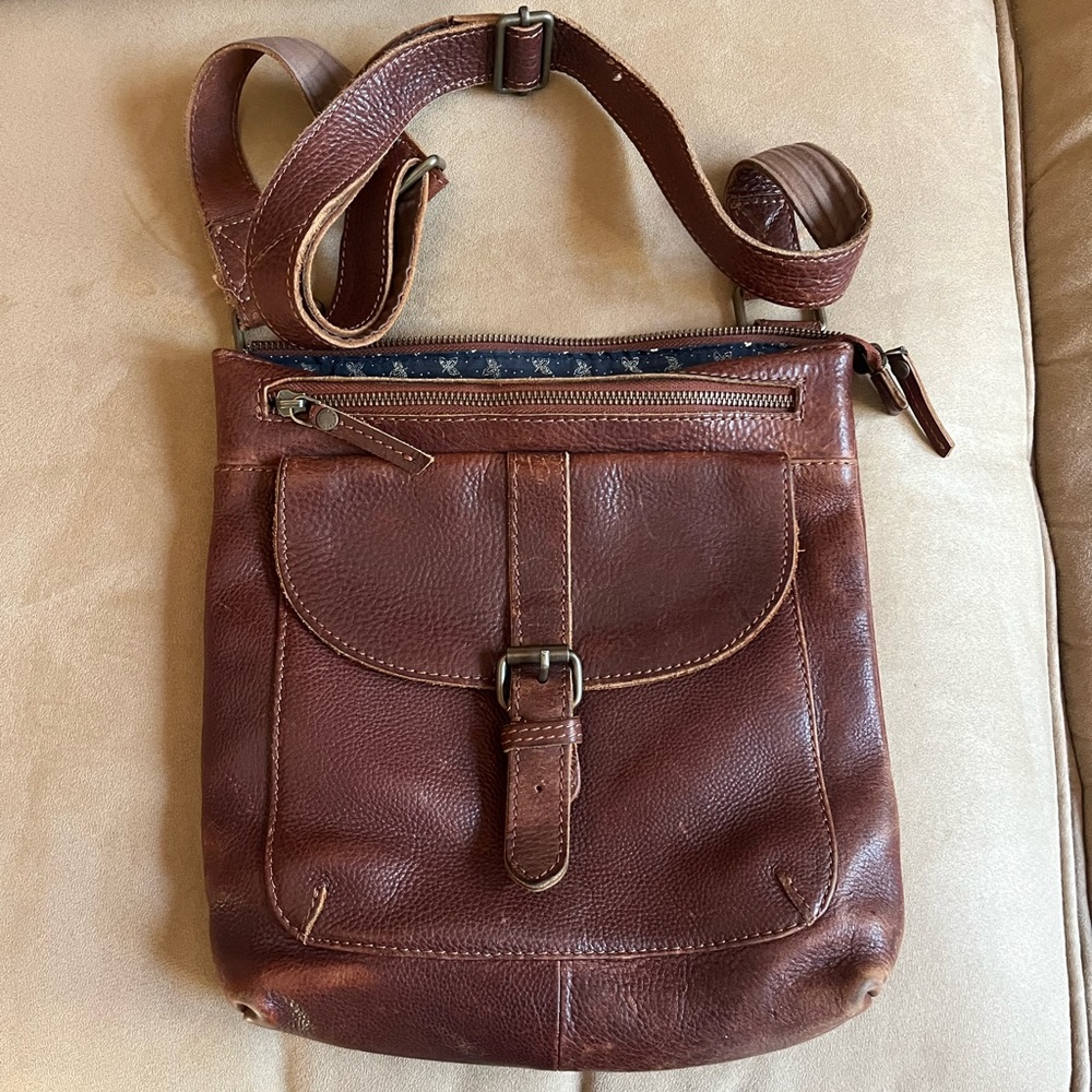 Brown Leather Women’s Crossbody Bag